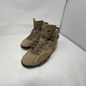 Nike Air Jordan 6 Retro Sneakers - Brown Purple Womens Size 8.5 EU 40 Gore Tex